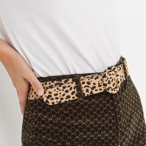 Cheetah Print Belt